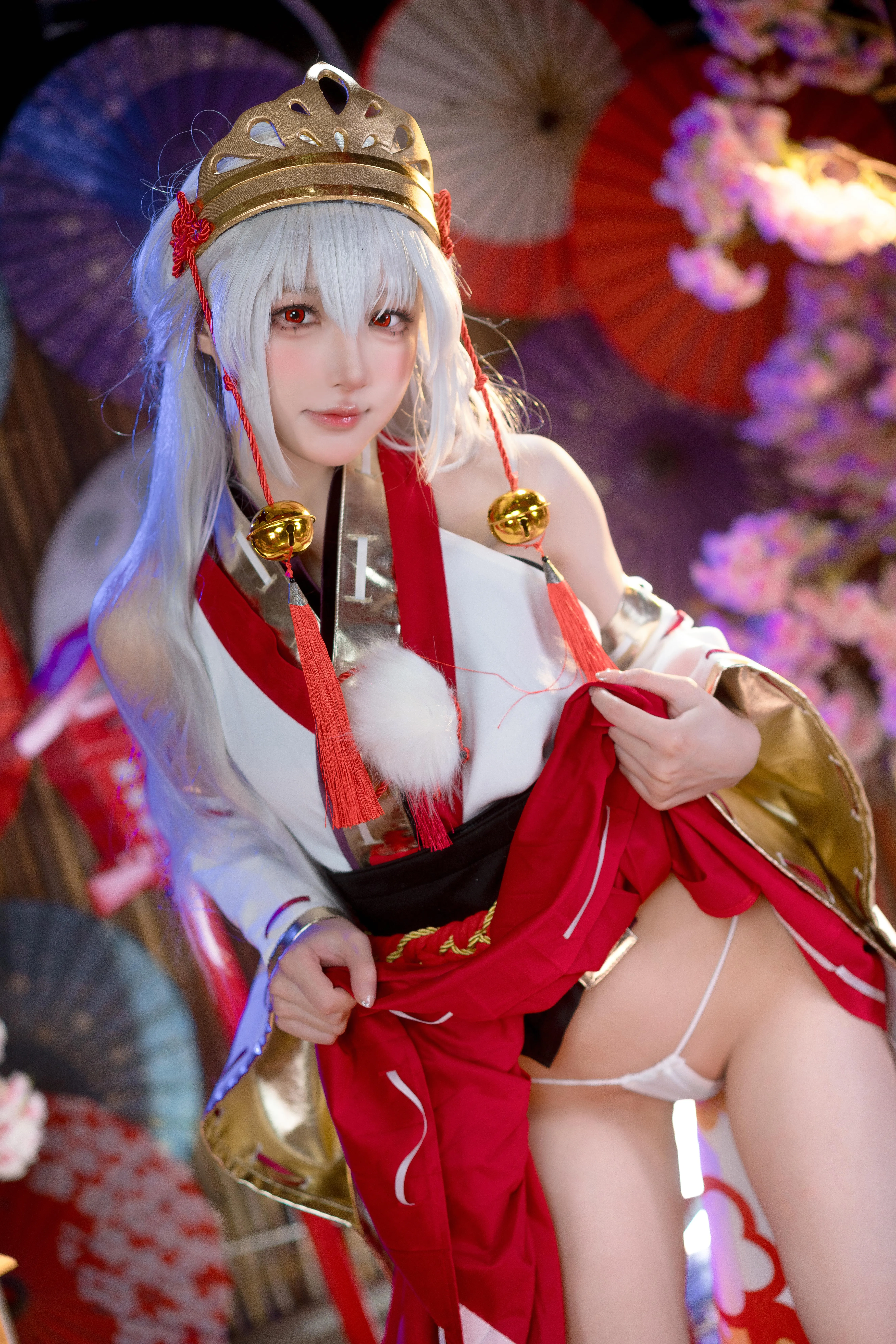 阿包也是兔娘 – NO.83 巫女浴池 [59P]插图2